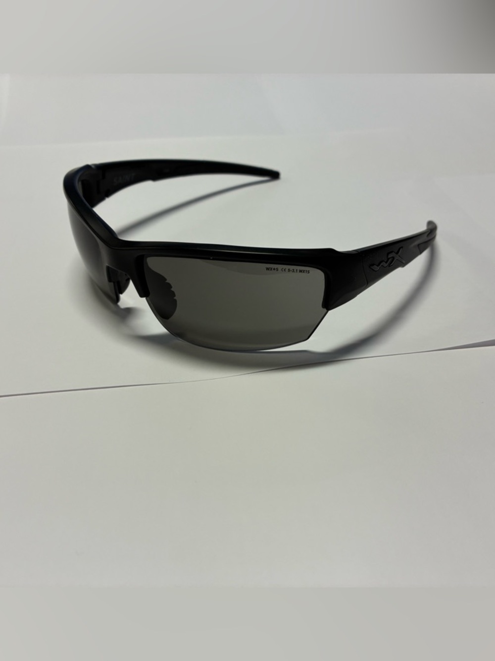 Wx Men’s Black Polarized Sport Sunglasses